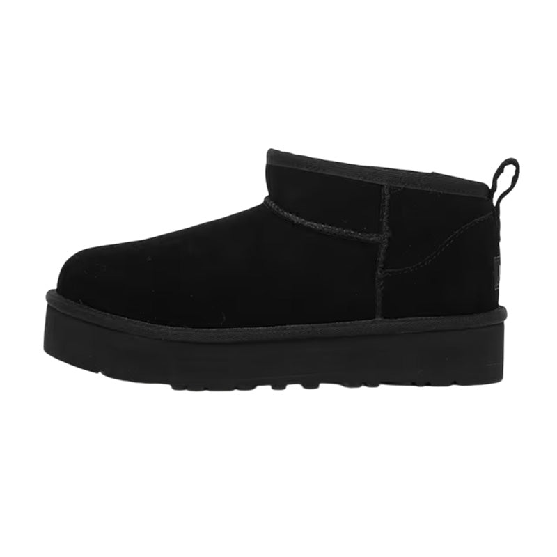 Ugg K-Classic Ultra Mini Platform Boots - Black