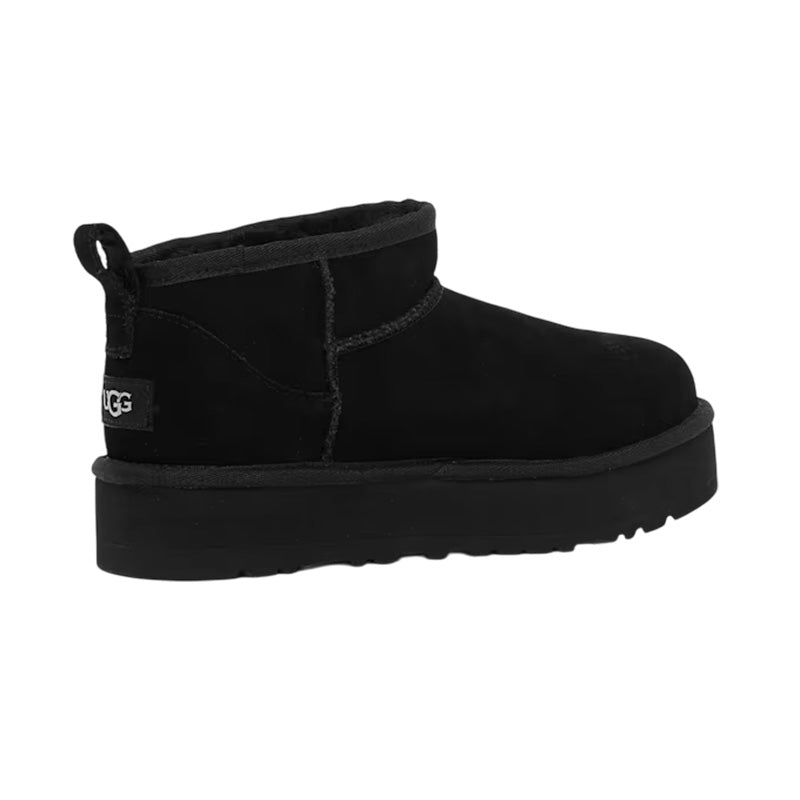 Ugg K-Classic Ultra Mini Platform Boots - Black