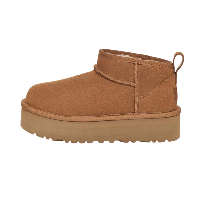 Ugg K-Classic Ultra Mini Platform Boots - Chestnut