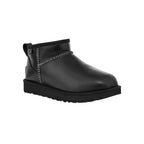Boots Ugg Classic Ultra Mini Leather - Negro