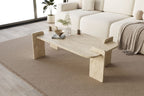 Lovge - Table Basse - Travertine