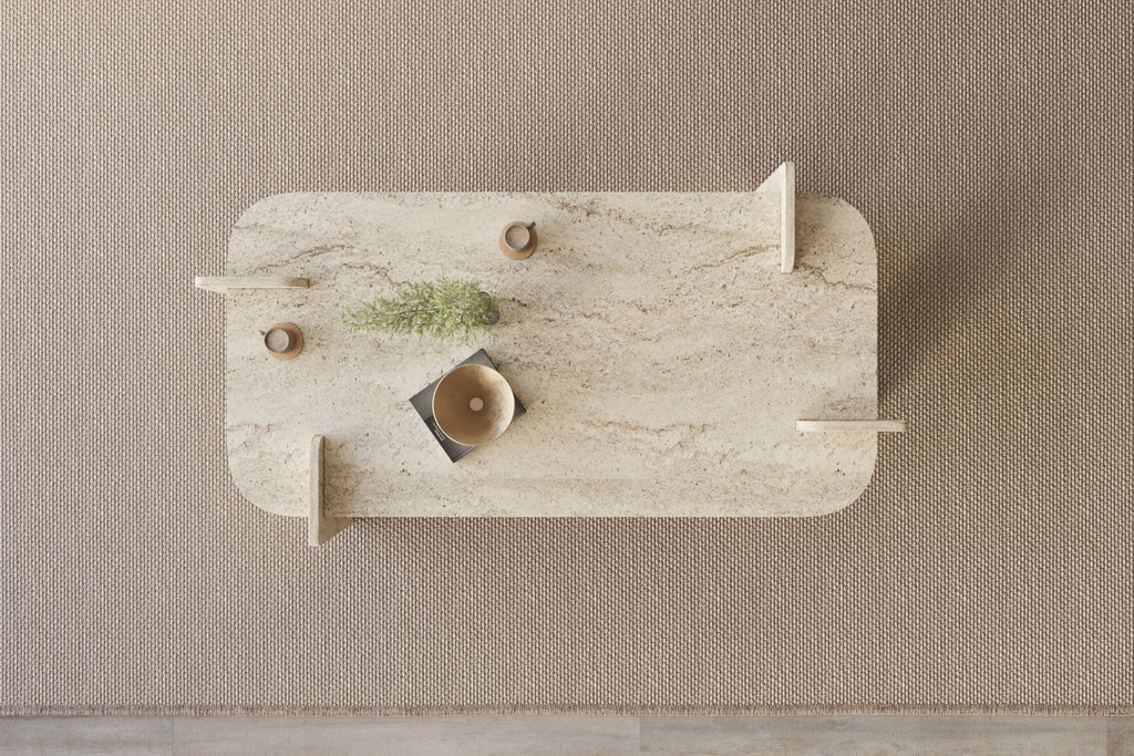Lovge - Table Basse - Travertine