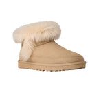 Boots Ugg Classic Ultra Mini Chalet - Beige Clair