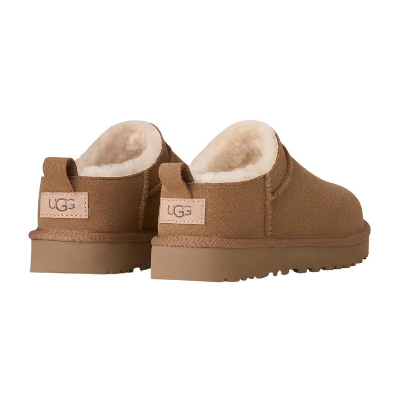 Chaussons Slippers Ugg W Classic Micro - Marron Foncé