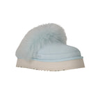 Chaussons Slippers Ugg Disquette Chalet - Bleu Ciel