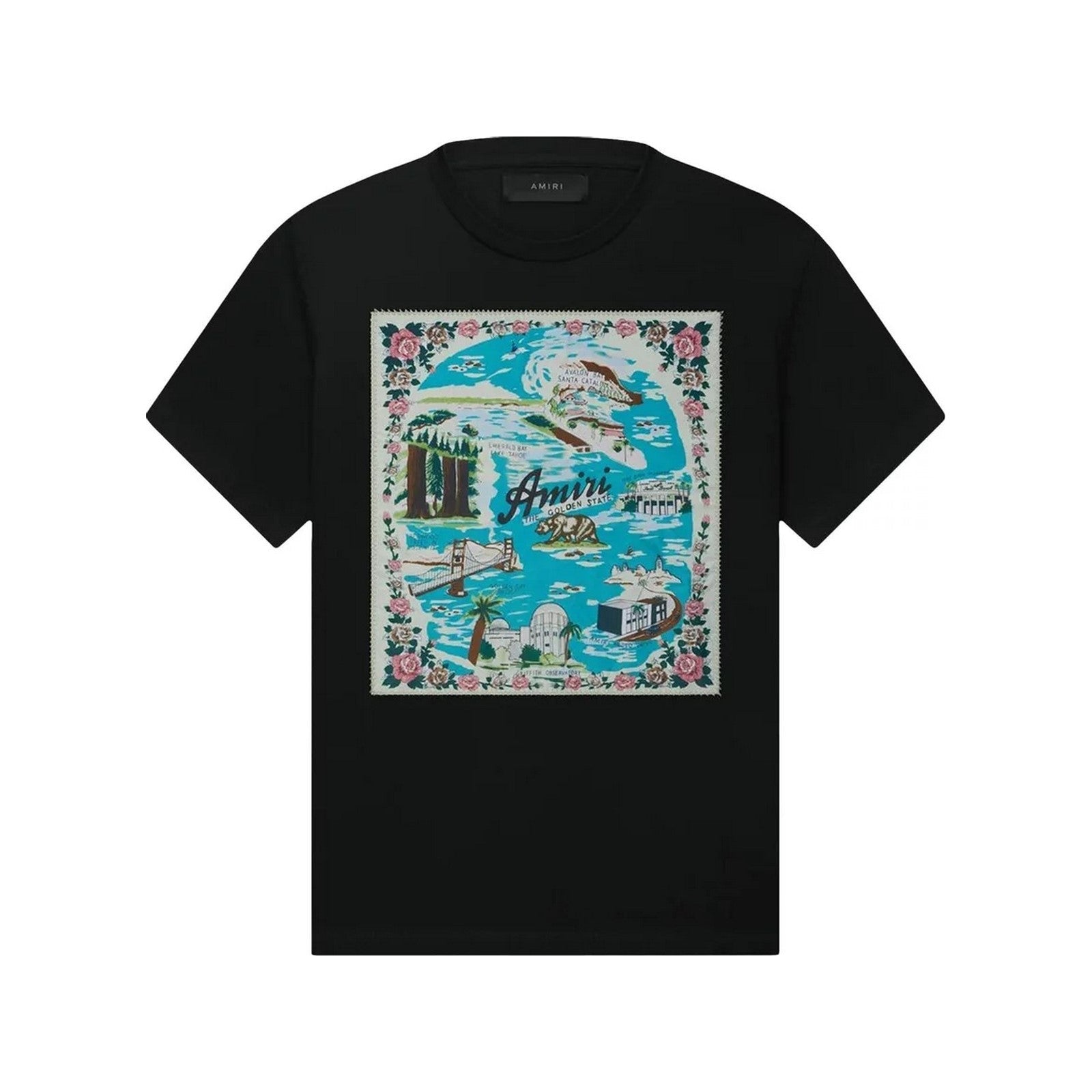 Camiseta California Hawaiian Black Tshirt - Black - Hombre