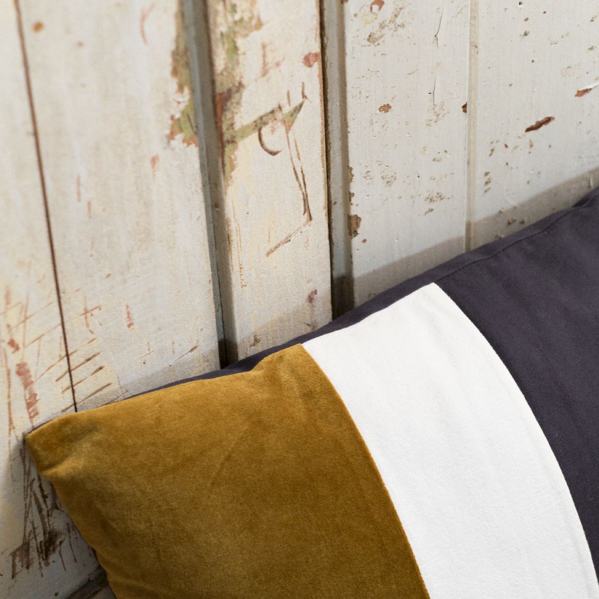 Indies - Coussin Velour - Navy