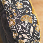 Indies - Round Cushion - Charcoal