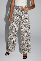 Denim Swiggy Palazzo Leo Beige Made In Portugal