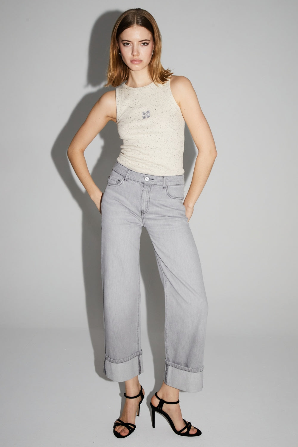 Speckled Cream Théo Top Made In Portugal