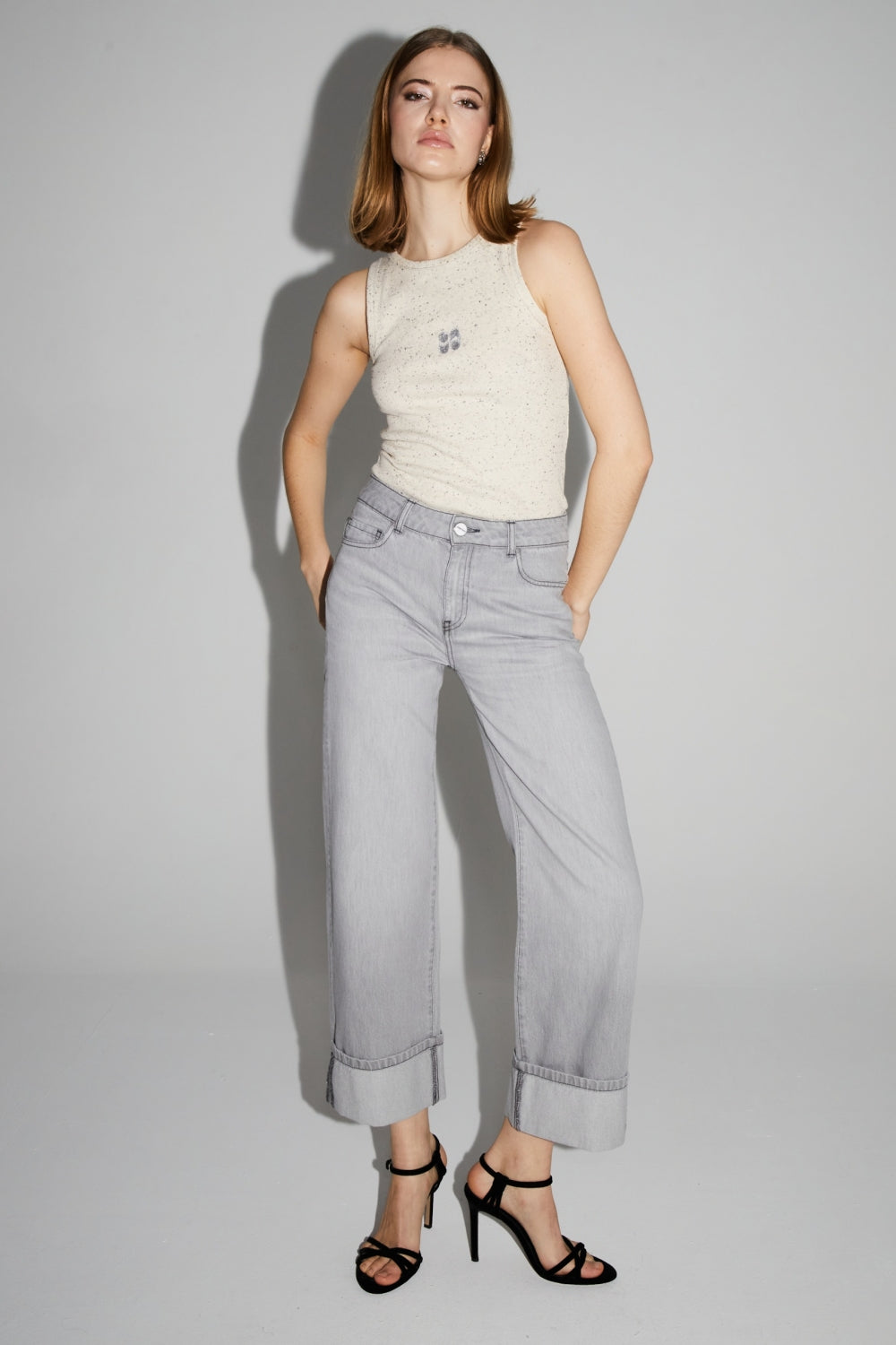 Speckled Cream Théo Top Made In Portugal