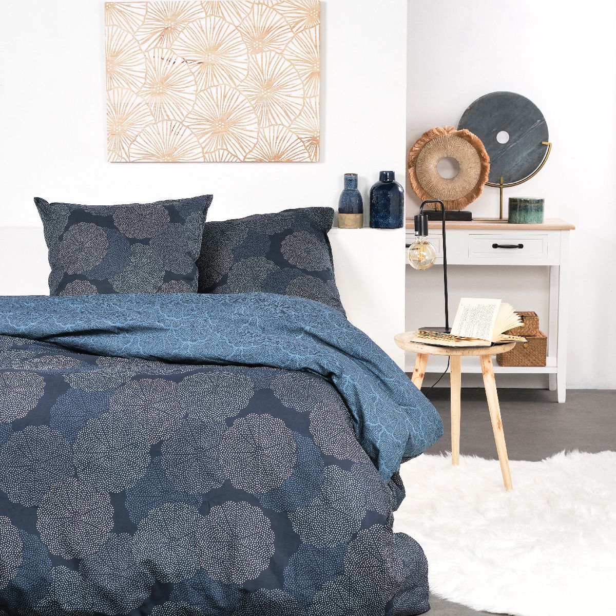 Sunshine - Juego De Cama Estampado 11.10 - Azul