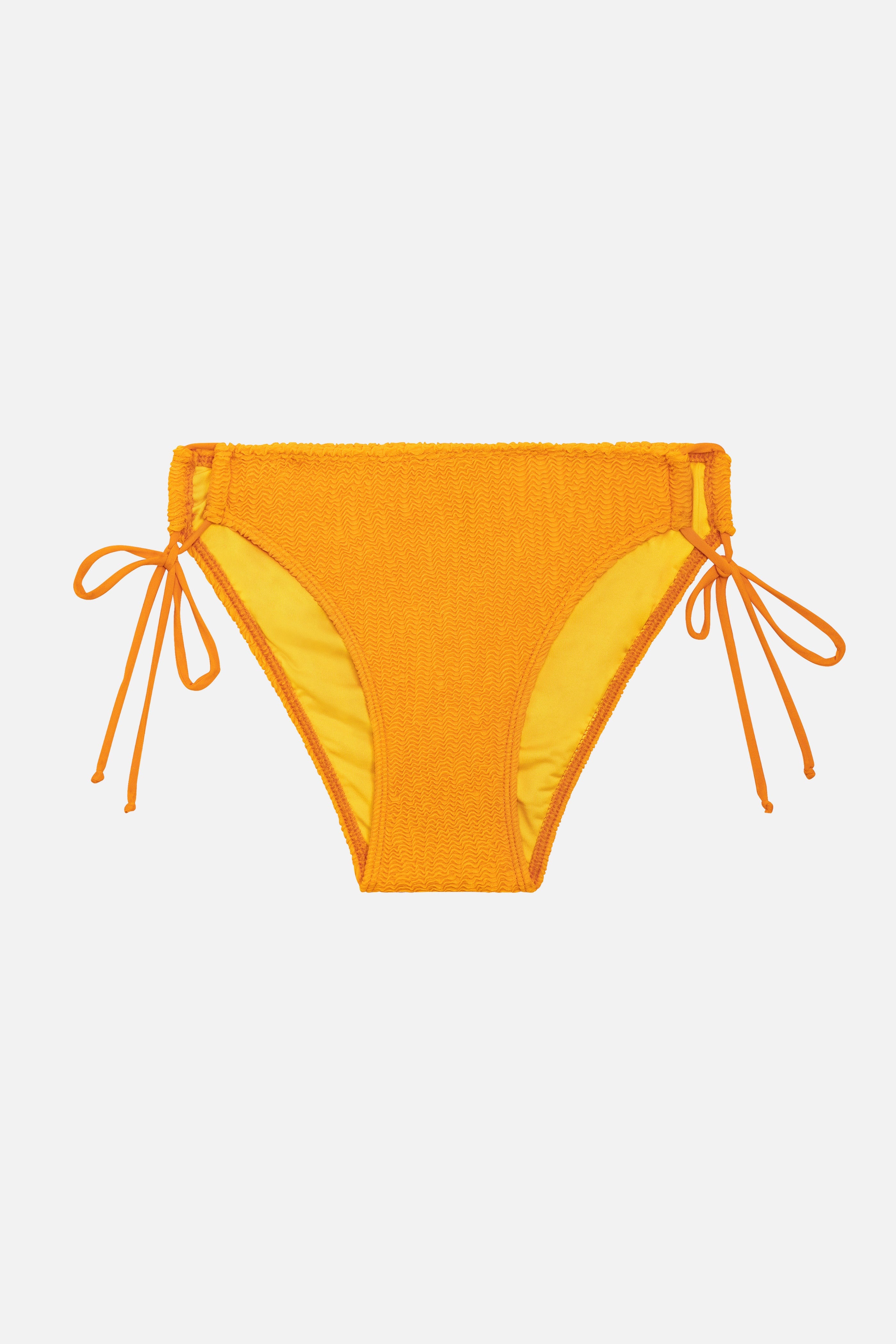 Bas de maillot Wood Gaufre MANDARINE