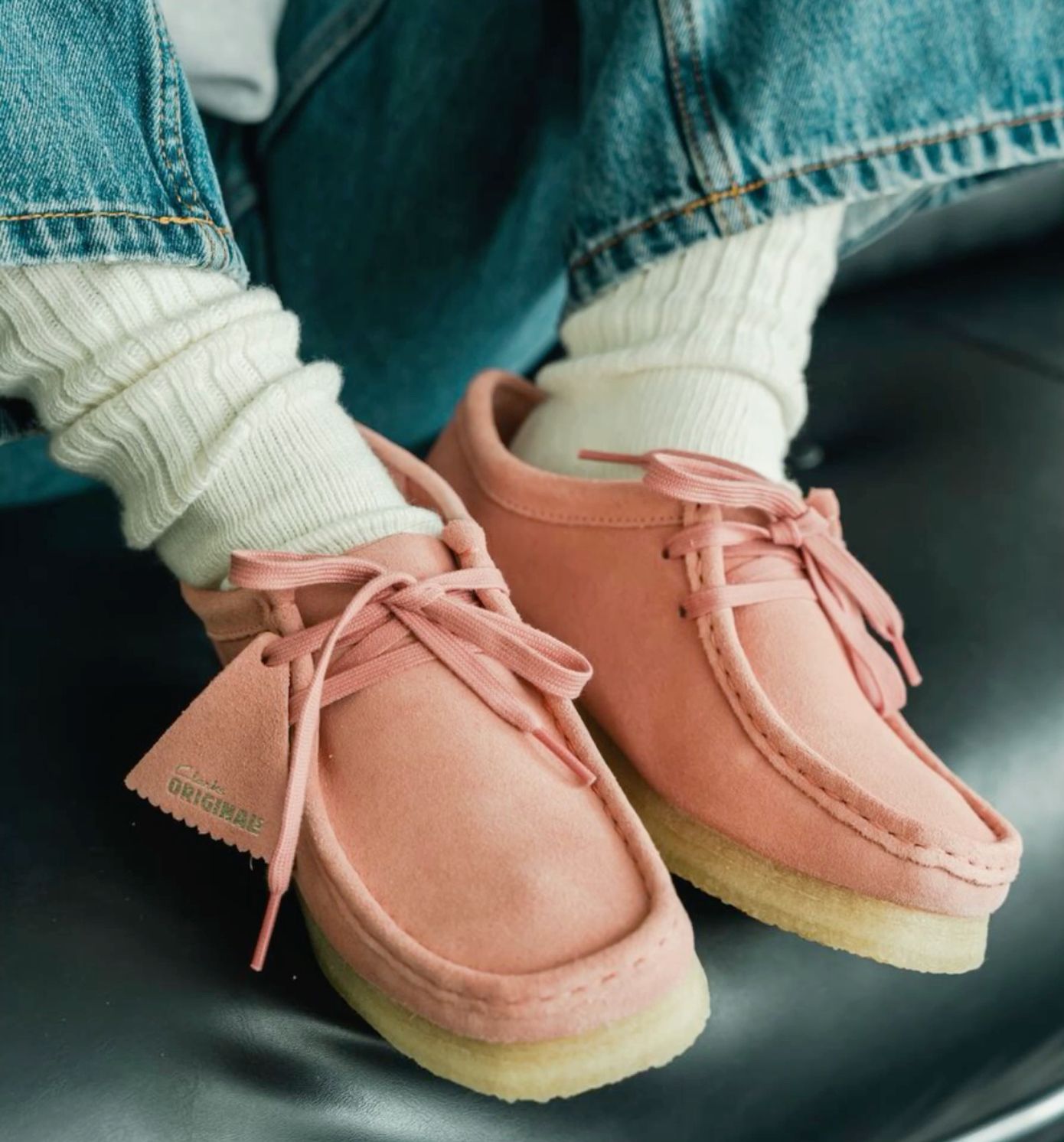 Wallabee - Blush Pink Suede - Women