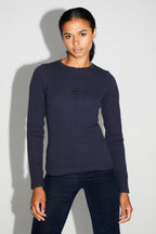 Hugo Navy Speckled T-Shirt Made In Portugal