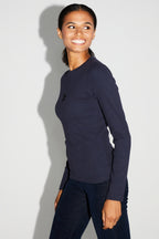 Hugo Navy Speckled T-Shirt Made In Portugal