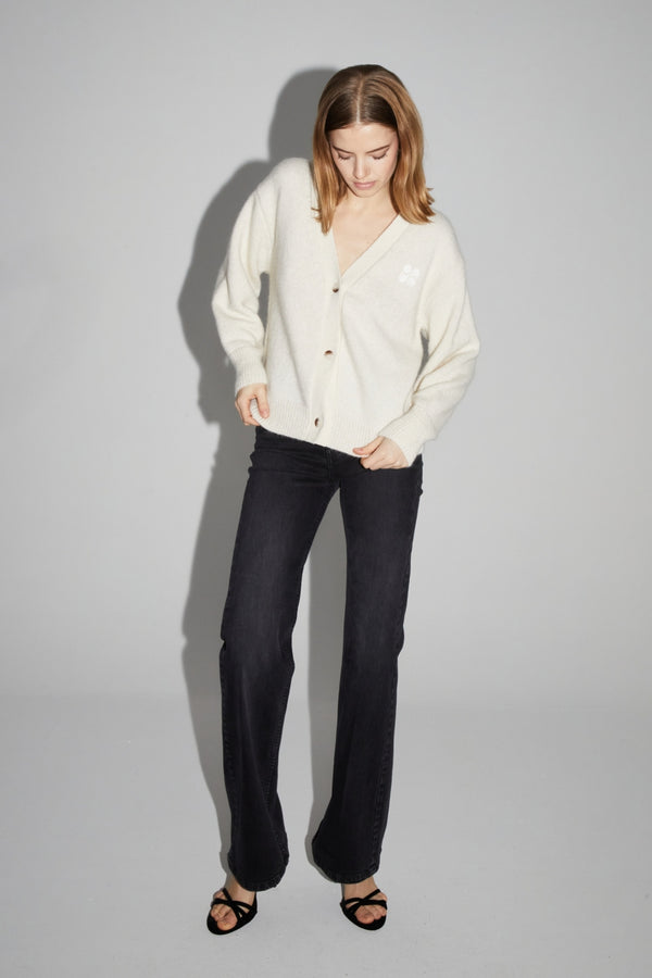 Cardigan Mira Naturel 100% Laine Extra Vierge Fabriqué Au Portugal