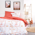 Sunshine - Parure De Lit Motif 11.40 - Orange