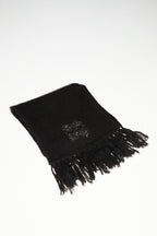 Bufanda Chill Black 100% Lana Virgen Extra Fabricada en Portugal