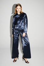 Pantalón Cargo Nolan Mercurio Blue Fabricado En Italia - Azul