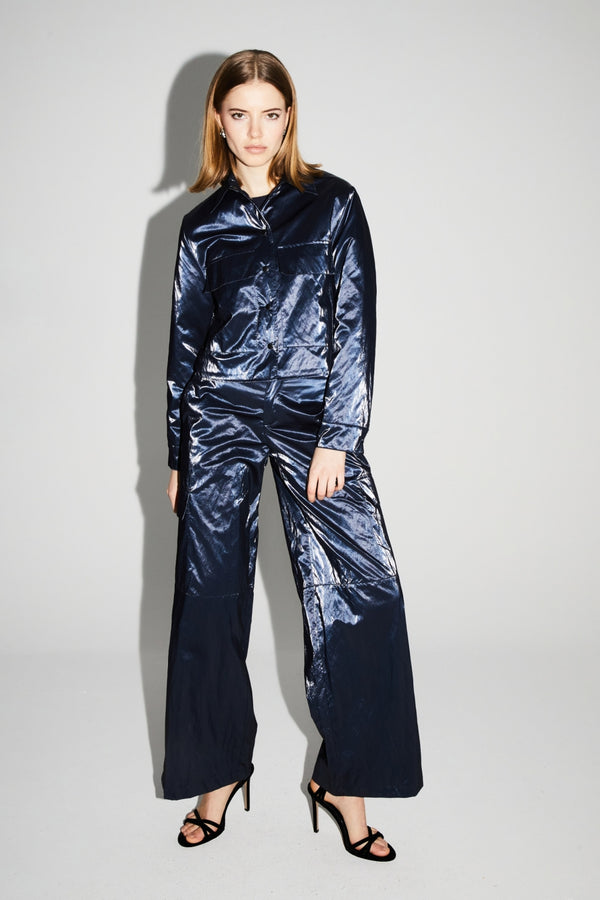 Pantalones cargo azules Nolan Mercurio hechos en Italia