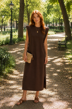 Numa Dress - Chocolate