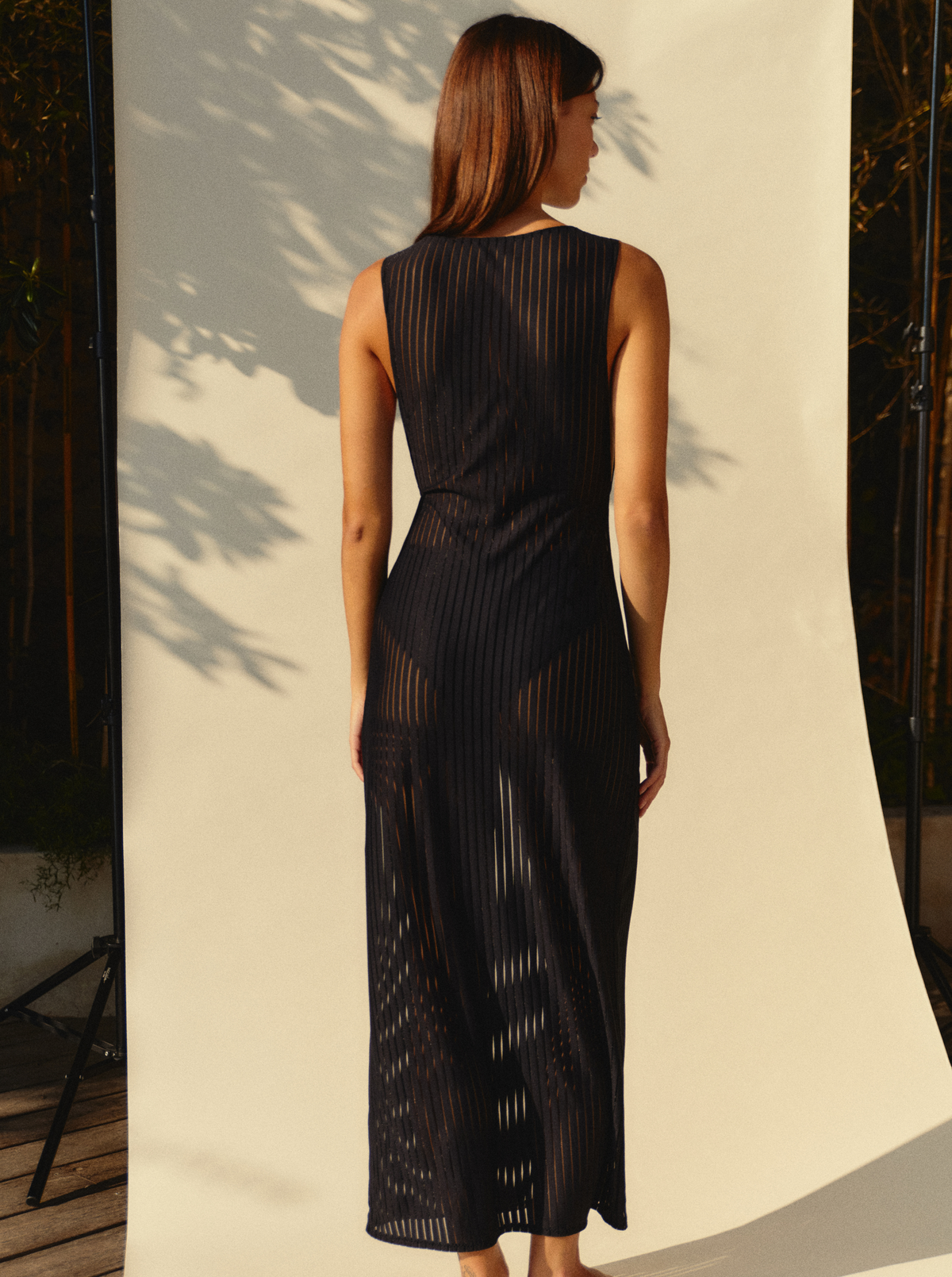 Robe Black Stripes