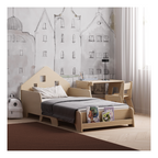 Cama Cabina Extensible Con Iluminación Led