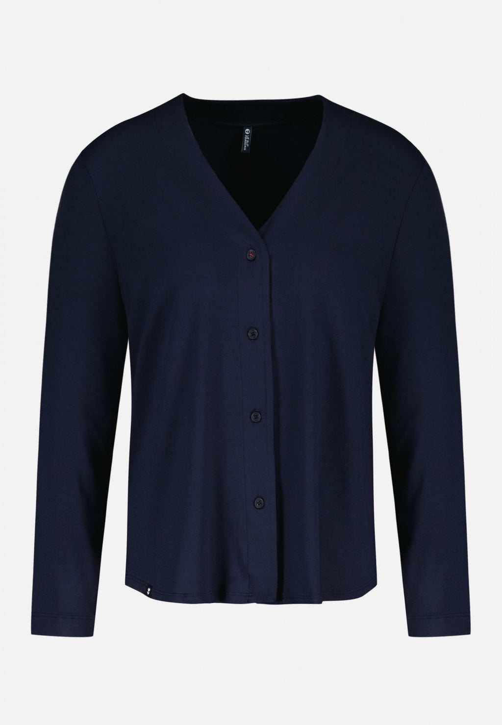 Pyjama-Oberteil Azelle aus Viskose - Marineblau