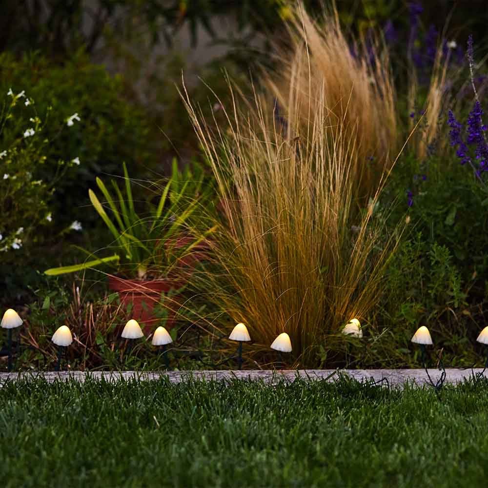 Champy - Decoración Luz Solar - Plástico - Blanco
