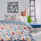 Sunshine - Bed Set Pattern 13.7 - White