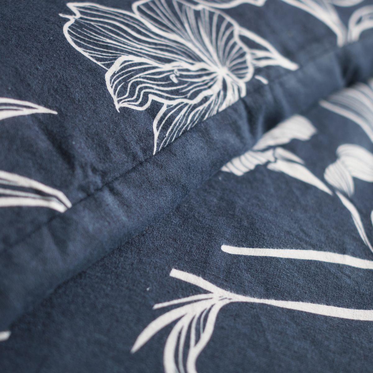 Juego De Cama - Franela - Navy