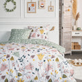 Juego De Cama - Franela - Blanco