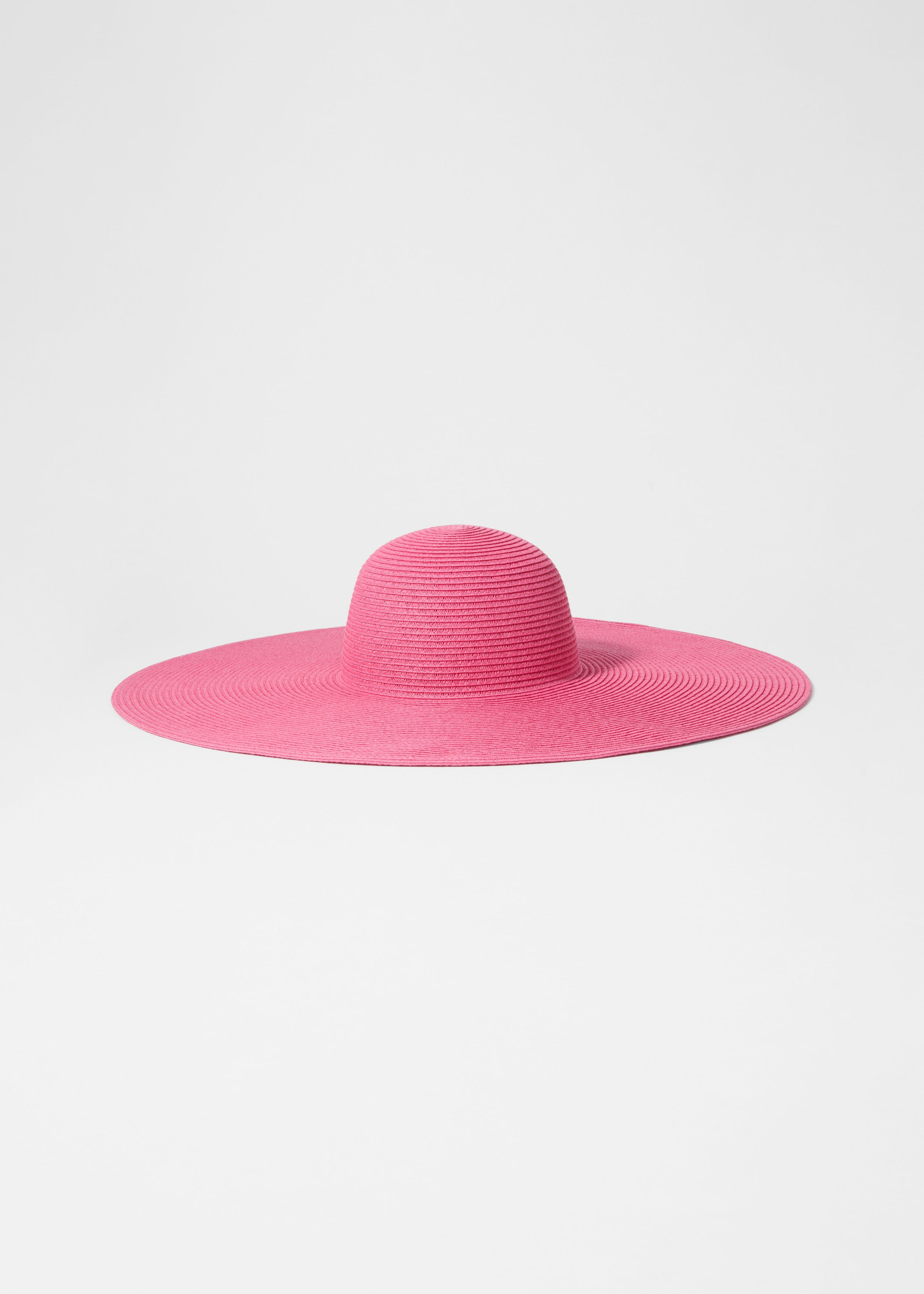 Chapeau Parma Surdimensionné En Paille - Rose