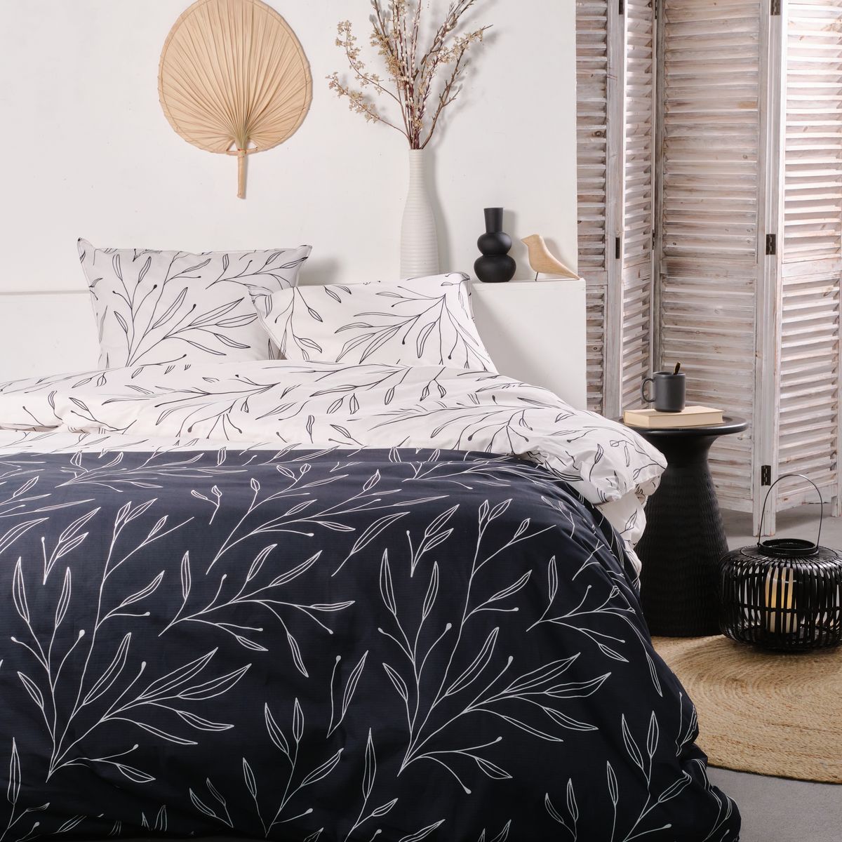 Sunshine - Completo Letto Motivo 13.28 - Nero