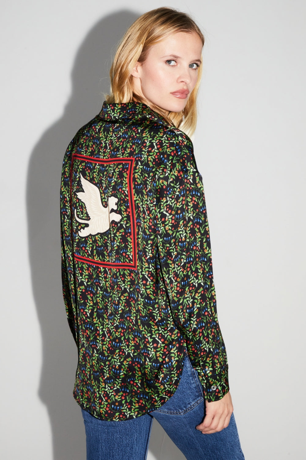 Camisa Irina Radical Bloom hecha en Italia