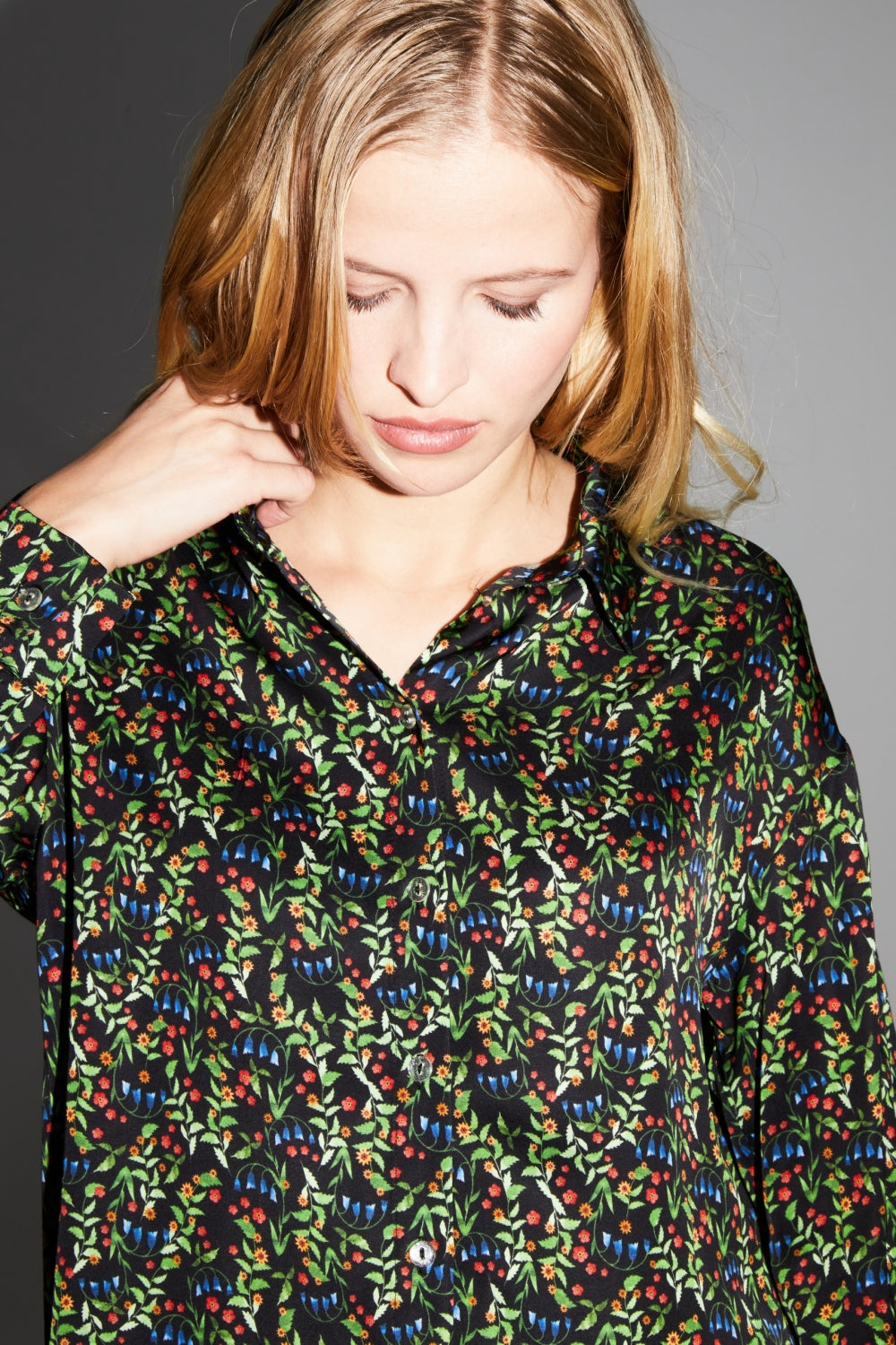 Camisa Irina Radical Bloom hecha en Italia