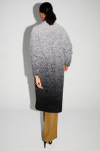 Doriane Bouclettes Jacket Gradient Gray Black Made In Italy