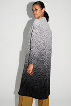 Doriane Bouclettes Jacket Gradient Gray Black Made In Italy