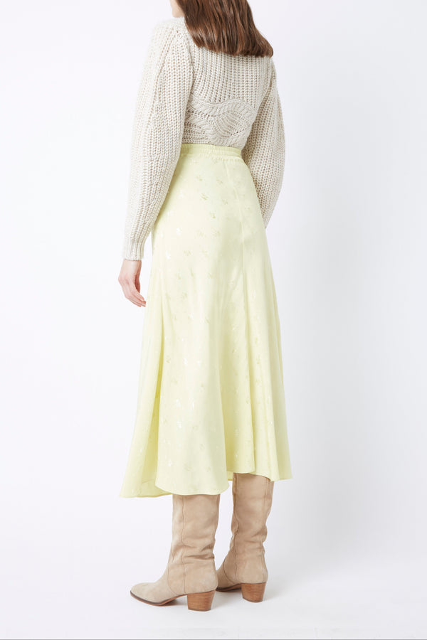 Falda Elton Gift - liso LIGHT YELLOW