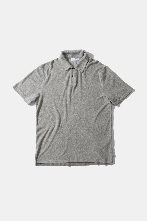 Polo Terry Plain Gris vigoré