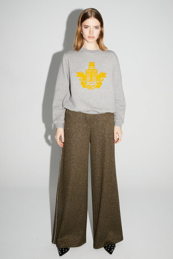 Eddie Blason Yellow Sweatshirt Made In Portugal