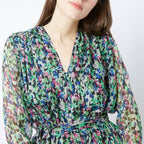Edward Monaco Dress - print GREEN
