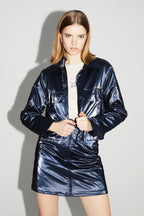 Chaqueta azul Dara Mercurio hecha en Italia