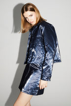 Chaqueta azul Dara Mercurio hecha en Italia