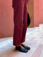 Midnight Carousel Flats - Black