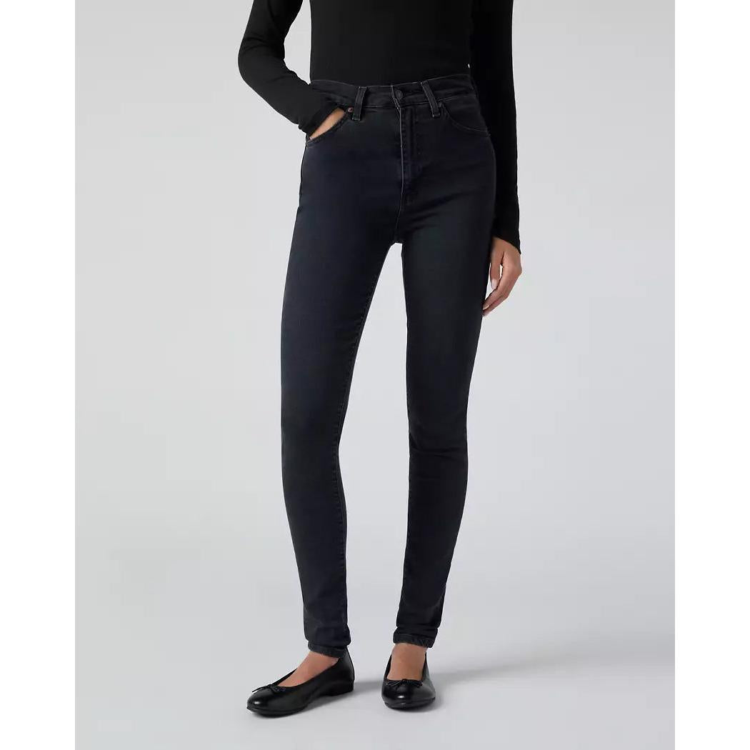 Jean Skinny Taille Haute Levi's Retro High Noir