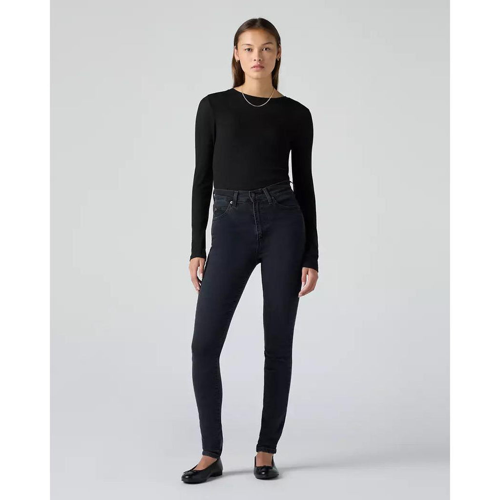 Jean Skinny Taille Haute Levi's Retro High Noir