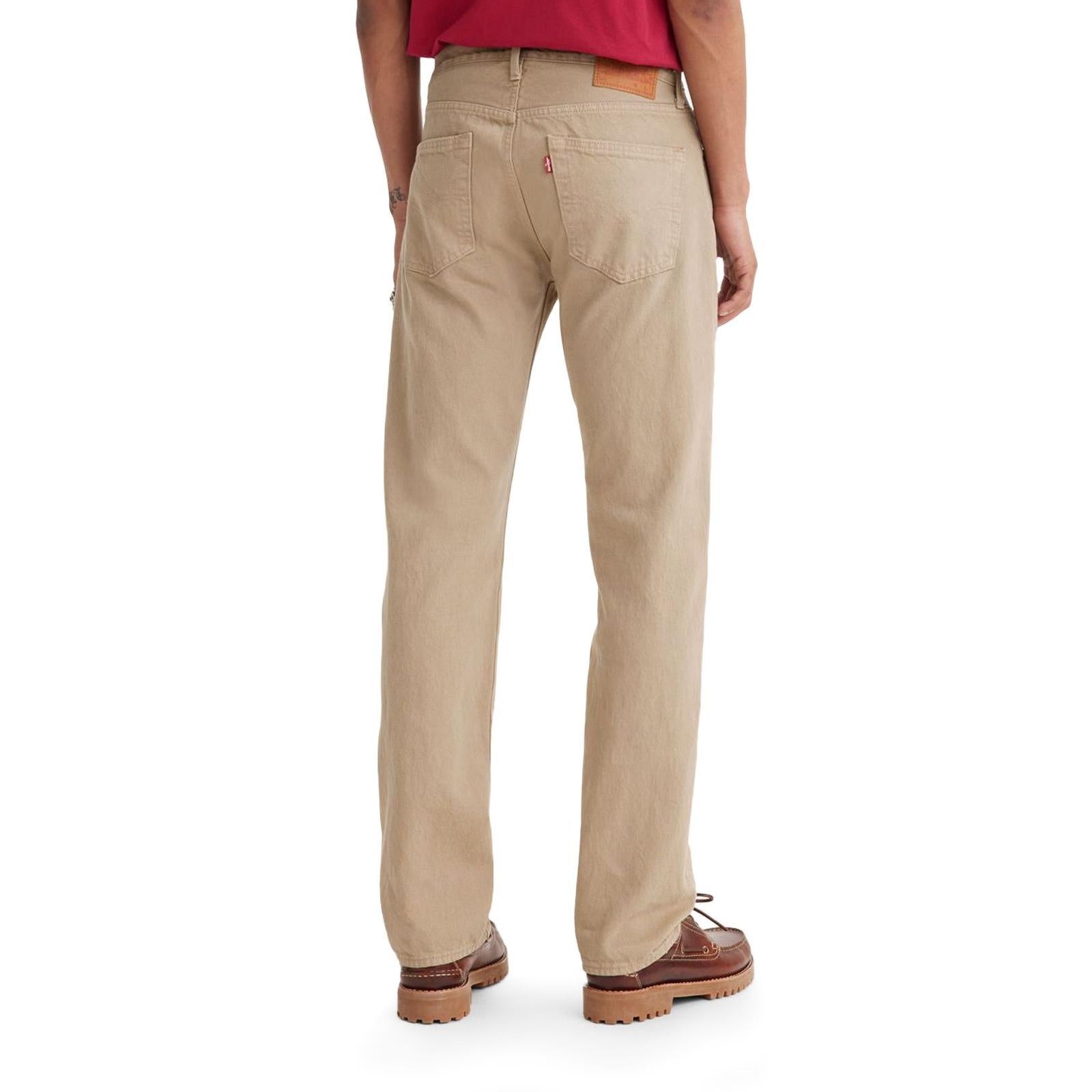 Jean Droit Taille Mi-Haute Levi's 501 Beige