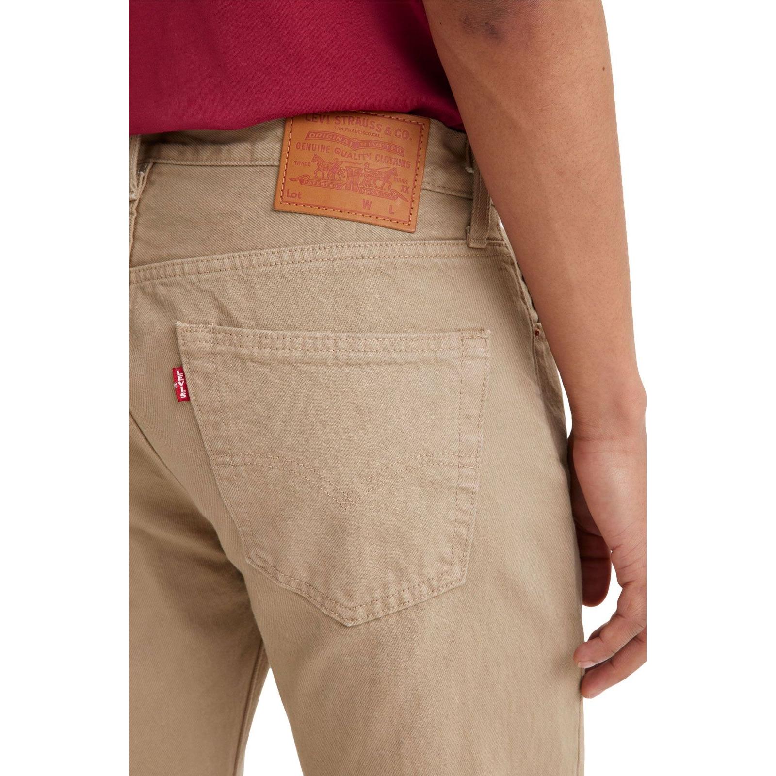 Jean Droit Taille Mi-Haute Levi's 501 Beige